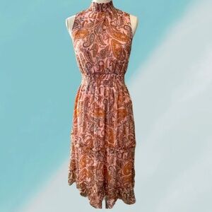 1. State Paisley Chiffon Maxi Dress